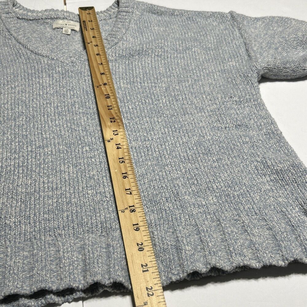Lucky Brand Light Blue Womens Sweater Large - Picture 9 of 10